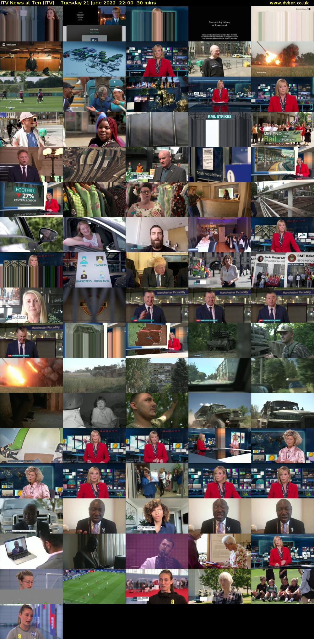 ITV News at Ten (ITV) Tuesday 21 June 2022 22:00 - 22:30