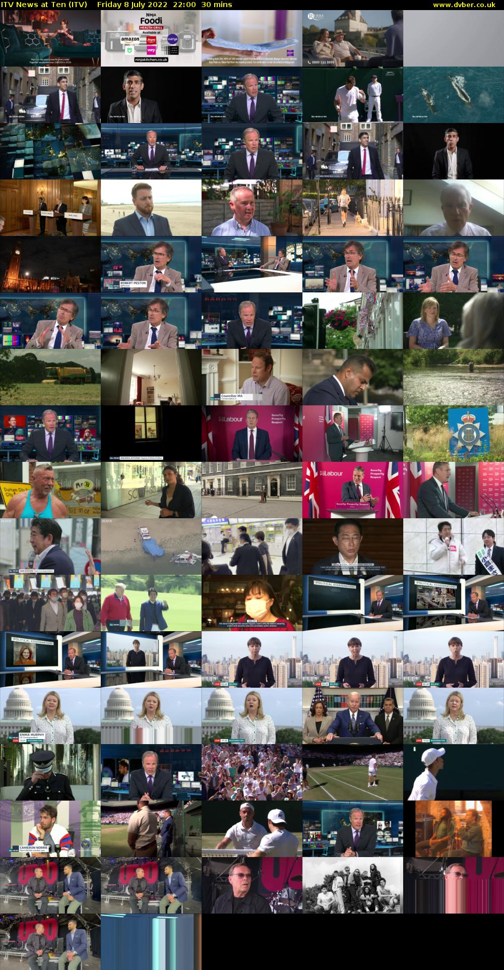 ITV News at Ten (ITV) Friday 8 July 2022 22:00 - 22:30