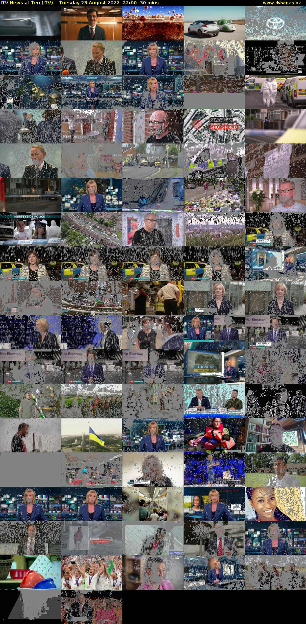 ITV News at Ten (ITV) Tuesday 23 August 2022 22:00 - 22:30