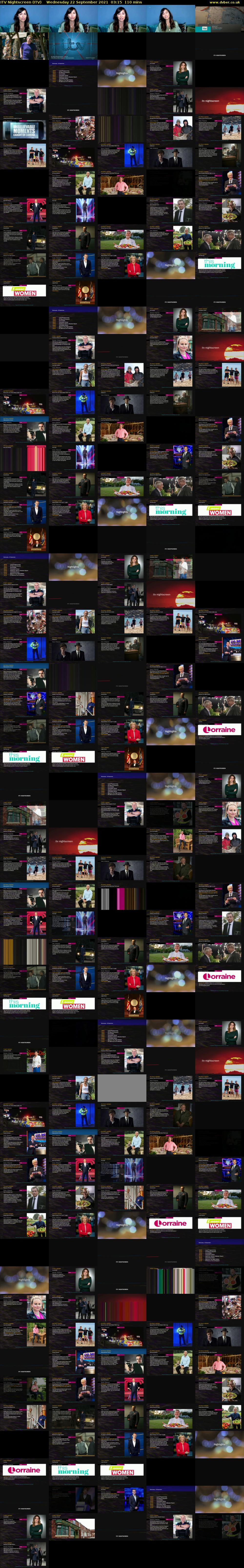 ITV Nightscreen (ITV) Wednesday 22 September 2021 03:15 - 05:05
