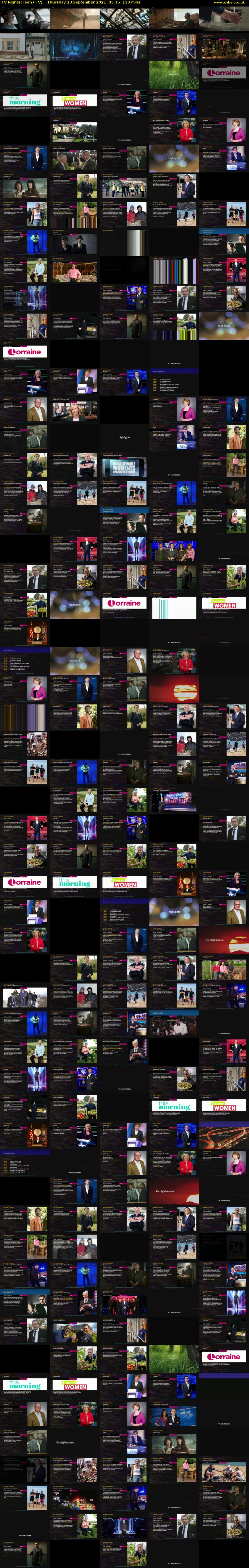 ITV Nightscreen (ITV) Thursday 23 September 2021 03:15 - 05:05