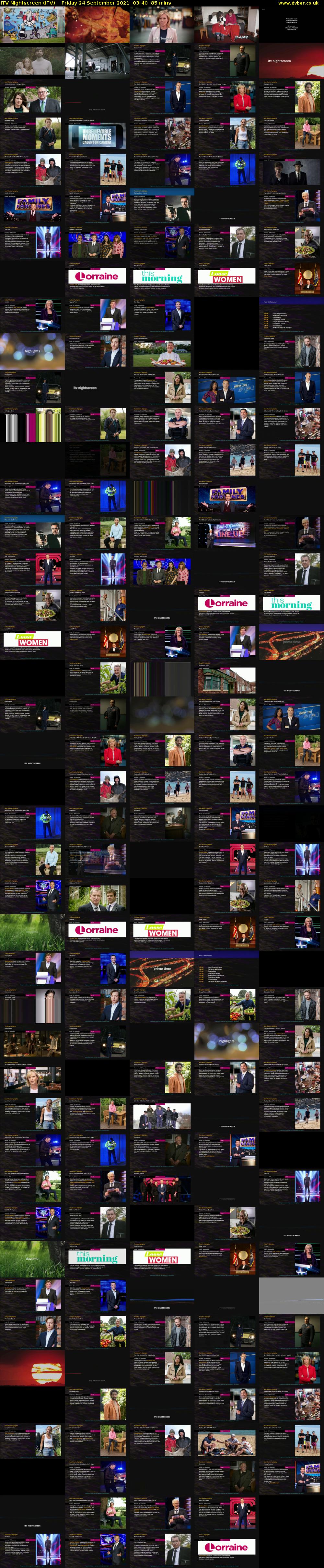 ITV Nightscreen (ITV) Friday 24 September 2021 03:40 - 05:05