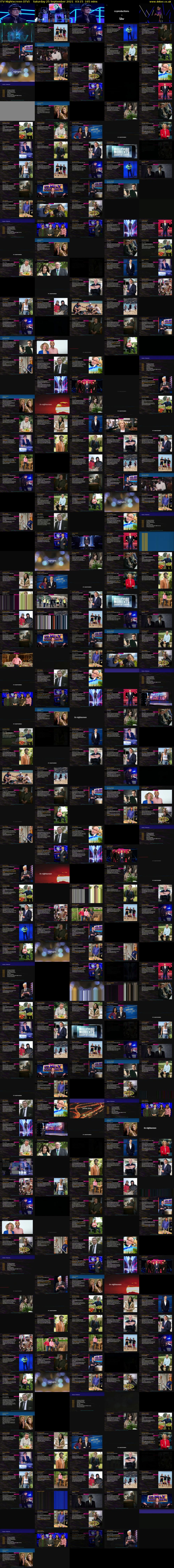 ITV Nightscreen (ITV) Saturday 25 September 2021 03:15 - 06:00