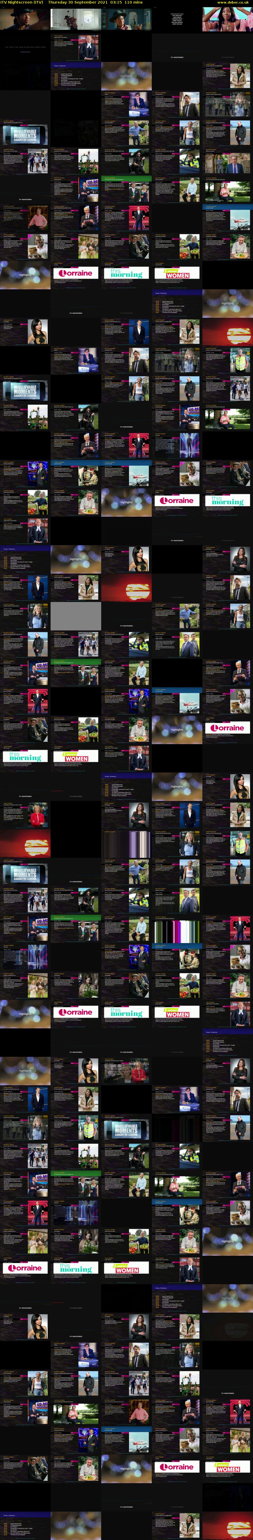 ITV Nightscreen (ITV) Thursday 30 September 2021 03:15 - 05:05