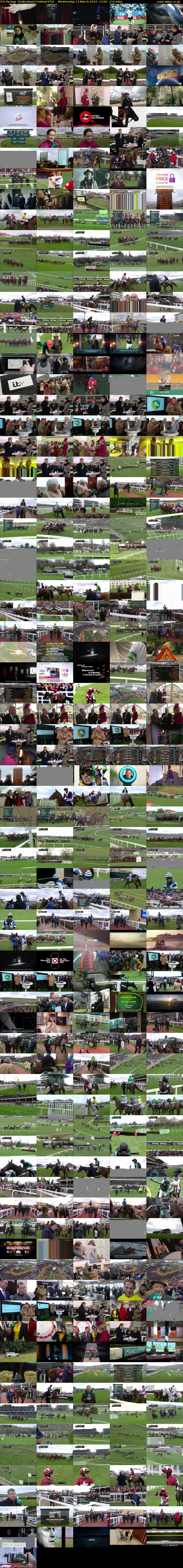 ITV Racing: Cheltenham Festival (ITV) Wednesday 13 March 2019 13:00 - 16:30