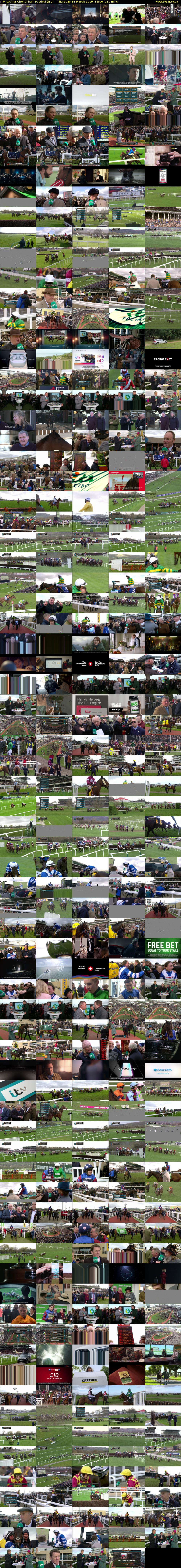 ITV Racing: Cheltenham Festival (ITV) Thursday 14 March 2019 13:00 - 16:30