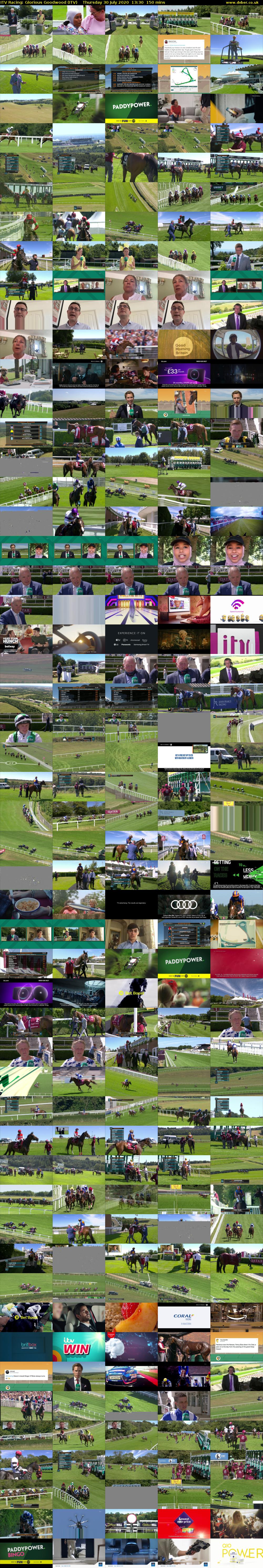 ITV Racing: Glorious Goodwood (ITV) Thursday 30 July 2020 13:30 - 16:00