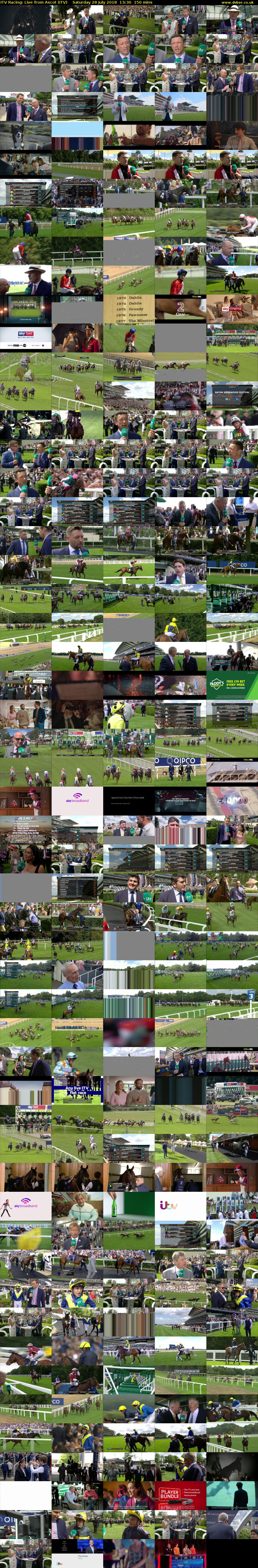 ITV Racing: Live from Ascot (ITV) Saturday 28 July 2018 13:30 - 16:00