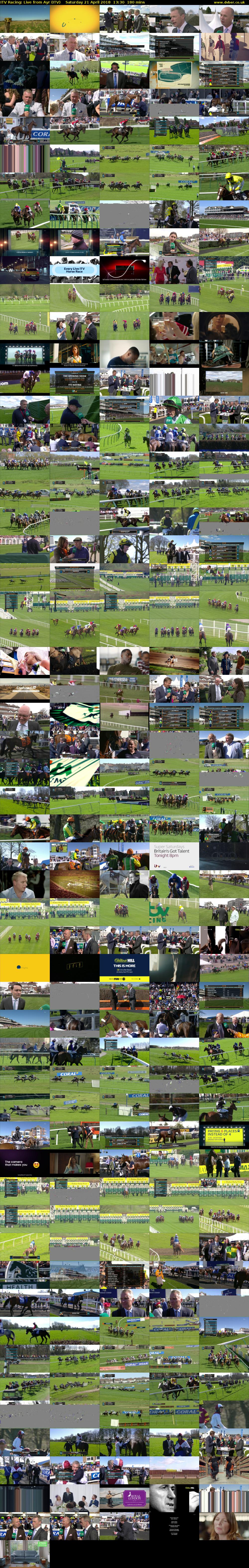 ITV Racing: Live from Ayr (ITV) Saturday 21 April 2018 13:30 - 16:30