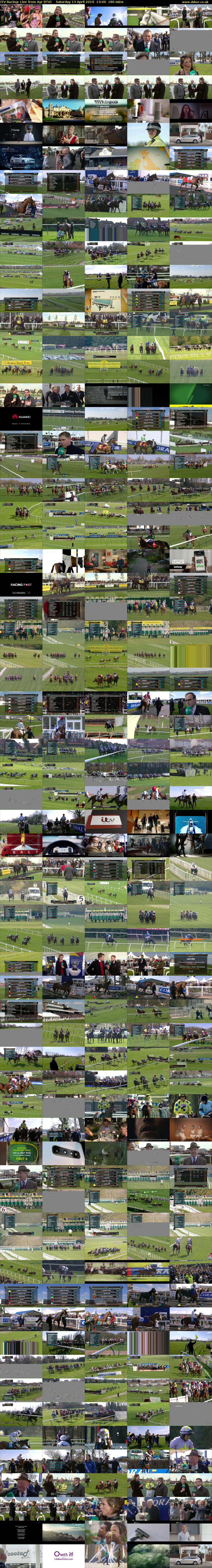 ITV Racing: Live from Ayr (ITV) Saturday 13 April 2019 13:00 - 16:00