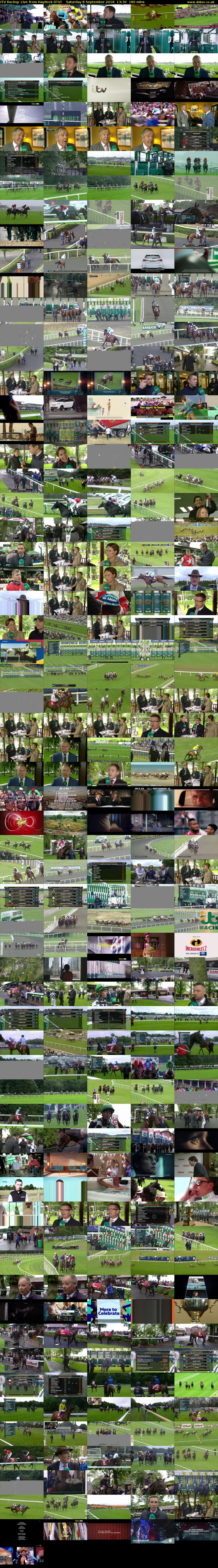 ITV Racing: Live from Haydock (ITV) Saturday 8 September 2018 13:30 - 16:30