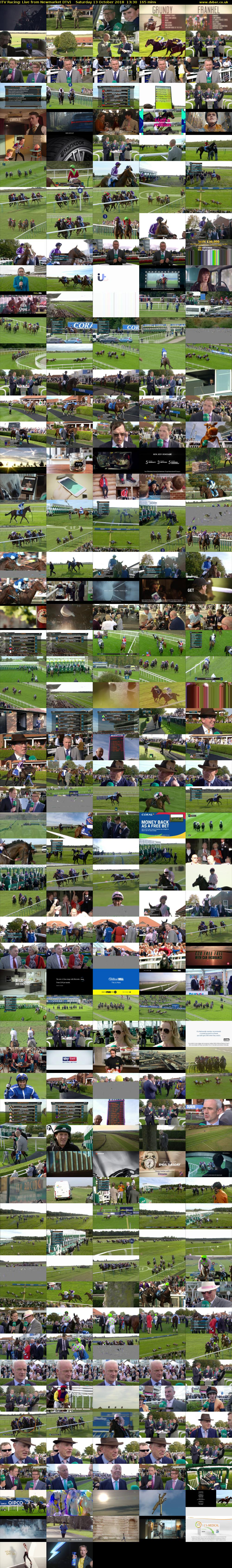ITV Racing: Live from Newmarket (ITV) Saturday 13 October 2018 13:30 - 16:15