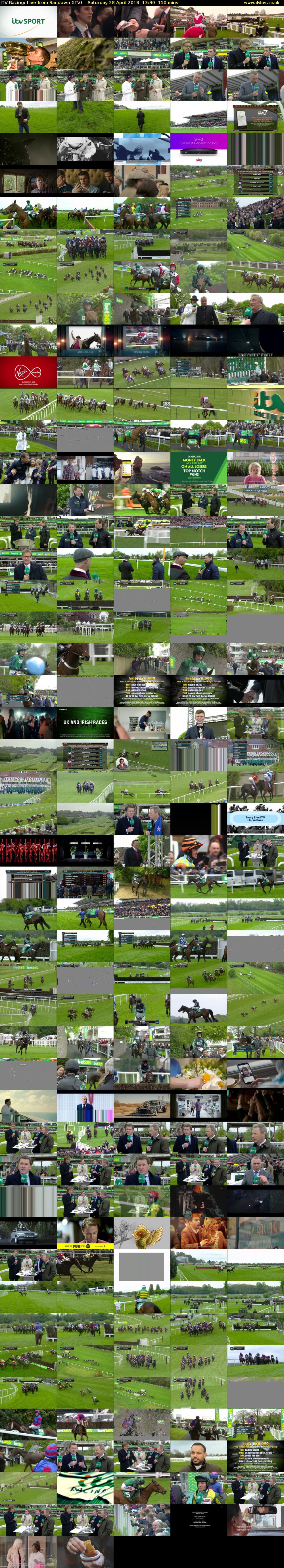 ITV Racing: Live from Sandown (ITV) Saturday 28 April 2018 13:30 - 16:00