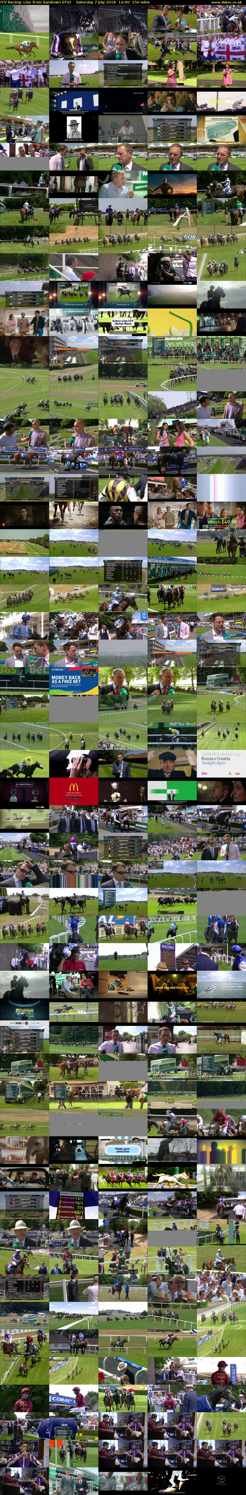 ITV Racing: Live from Sandown (ITV) Saturday 7 July 2018 12:00 - 14:30