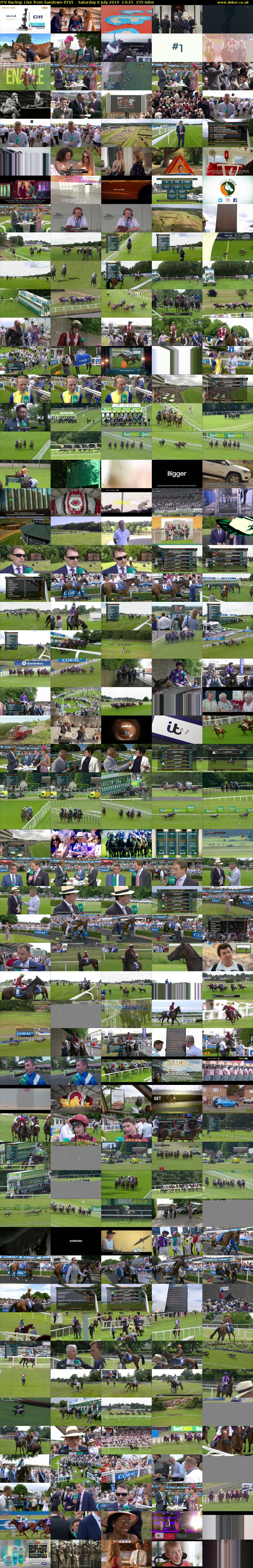 ITV Racing: Live from Sandown (ITV) Saturday 6 July 2019 13:25 - 16:00