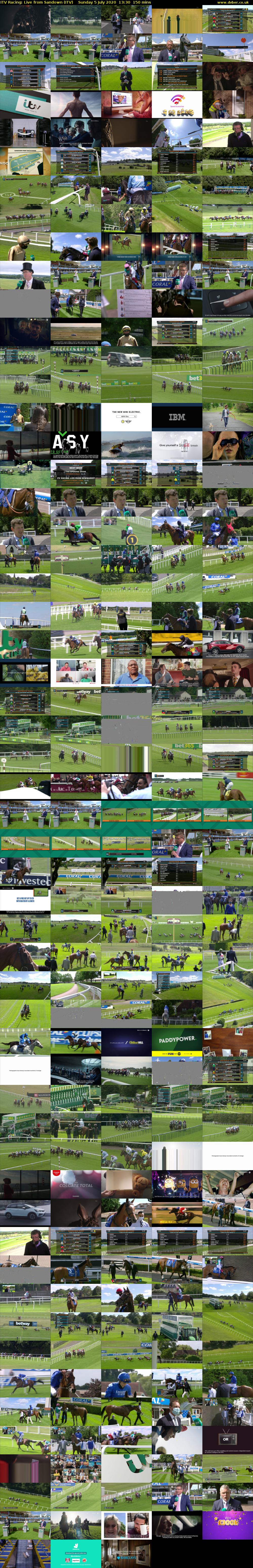 ITV Racing: Live from Sandown (ITV) Sunday 5 July 2020 13:30 - 16:00