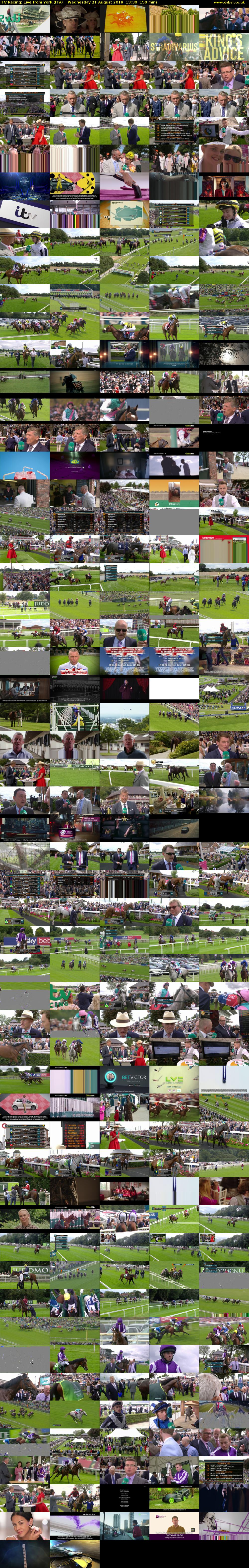 ITV Racing: Live from York (ITV) Wednesday 21 August 2019 13:30 - 16:00