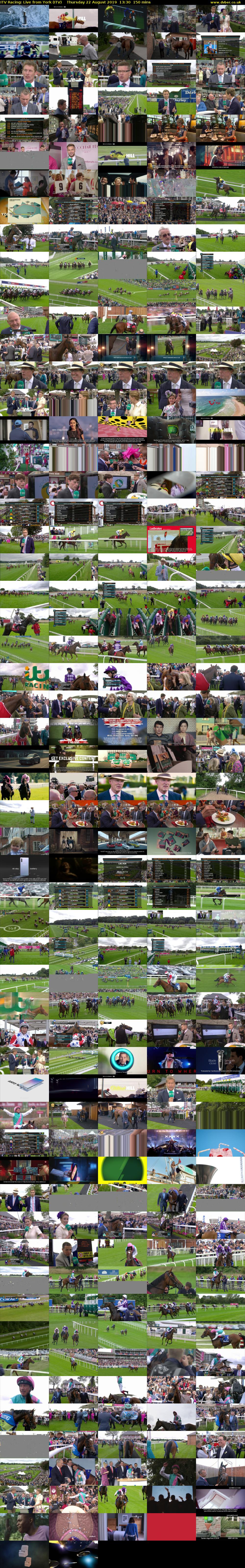 ITV Racing: Live from York (ITV) Thursday 22 August 2019 13:30 - 16:00