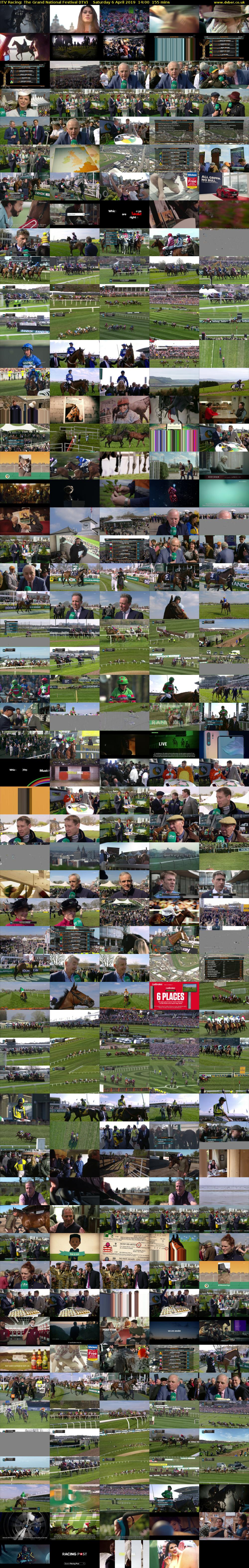 ITV Racing: The Grand National Festival (ITV) Saturday 6 April 2019 14:00 - 16:35