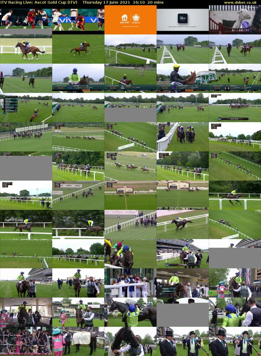 ITV Racing Live: Ascot Gold Cup (ITV) Thursday 17 June 2021 16:10 - 16:30