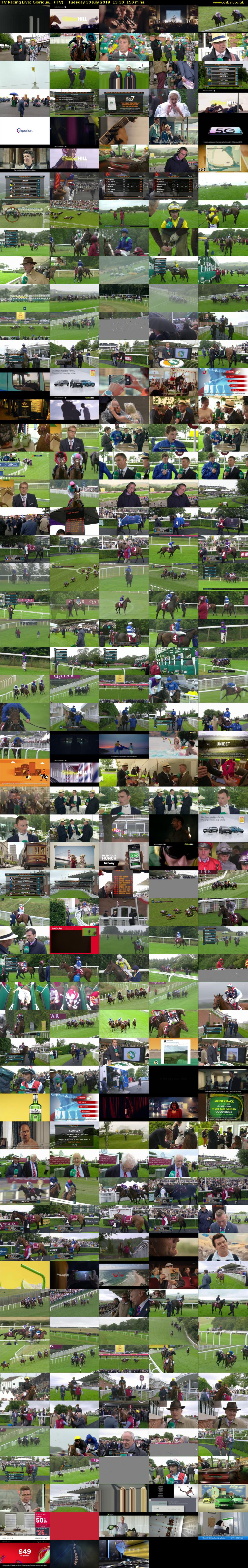 ITV Racing Live: Glorious... (ITV) Tuesday 30 July 2019 13:30 - 16:00