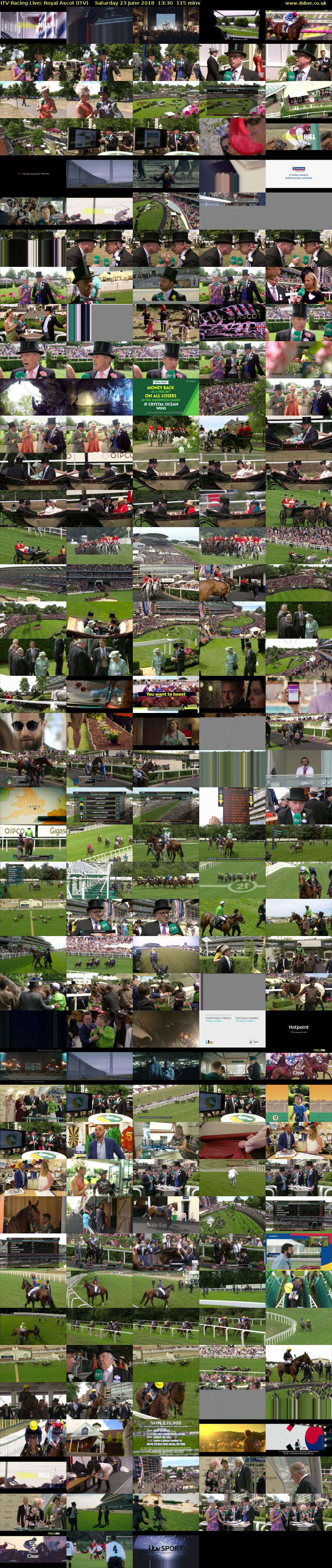 ITV Racing Live: Royal Ascot (ITV) Saturday 23 June 2018 13:30 - 15:25