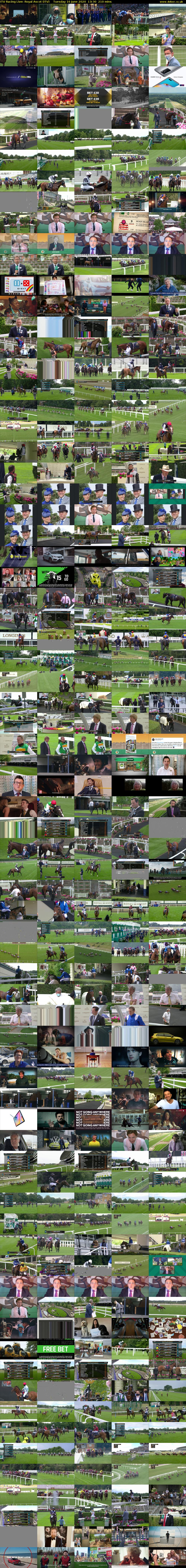 ITV Racing Live: Royal Ascot (ITV) Tuesday 16 June 2020 13:30 - 17:00