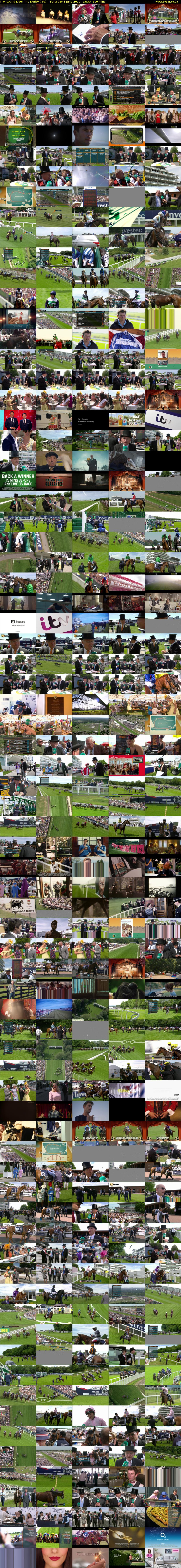 ITV Racing Live: The Derby (ITV) Saturday 1 June 2019 13:30 - 17:00