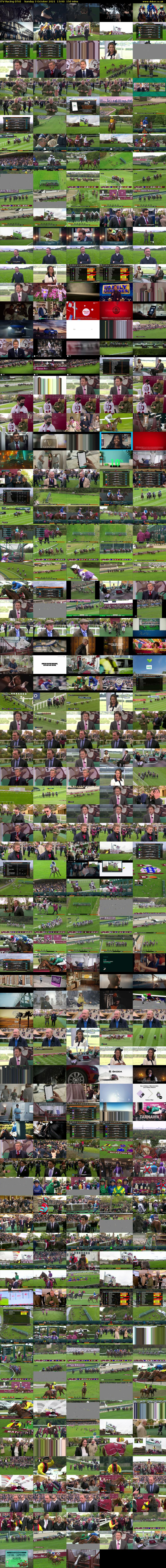 ITV Racing (ITV) Sunday 3 October 2021 13:00 - 15:30
