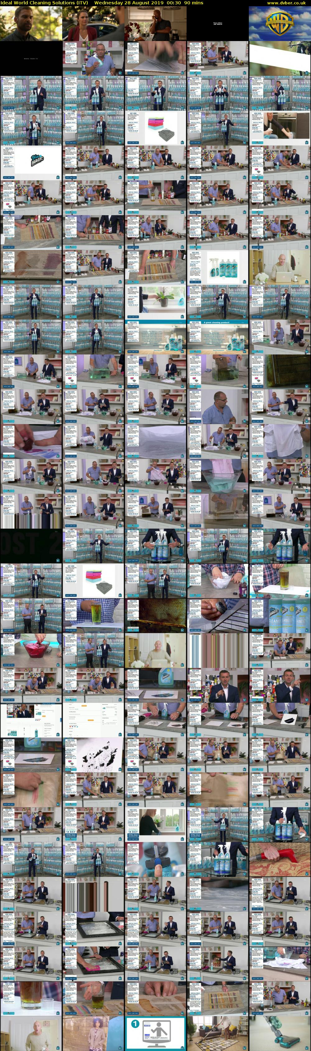 Ideal World Cleaning Solutions (ITV) Wednesday 28 August 2019 00:30 - 02:00