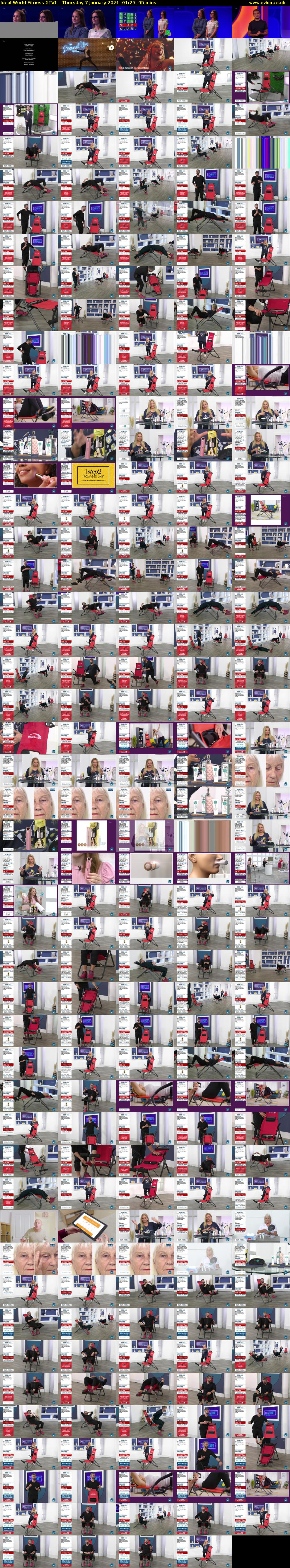 Ideal World Fitness (ITV) Thursday 7 January 2021 01:25 - 03:00