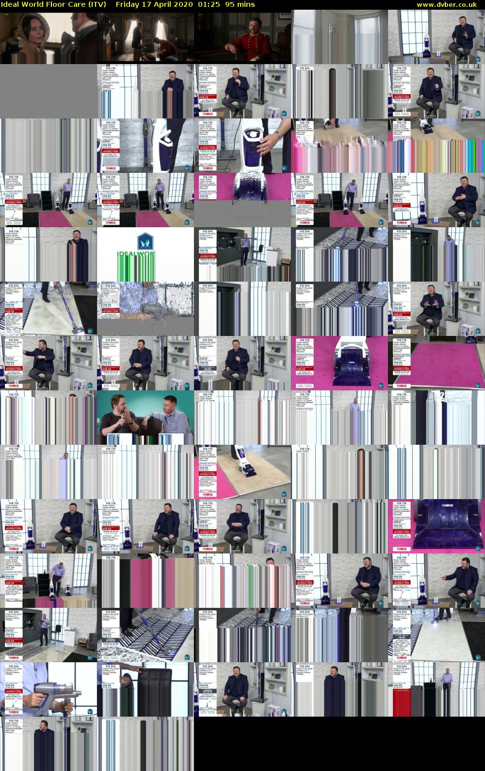 Ideal World Floor Care (ITV) Friday 17 April 2020 01:25 - 03:00