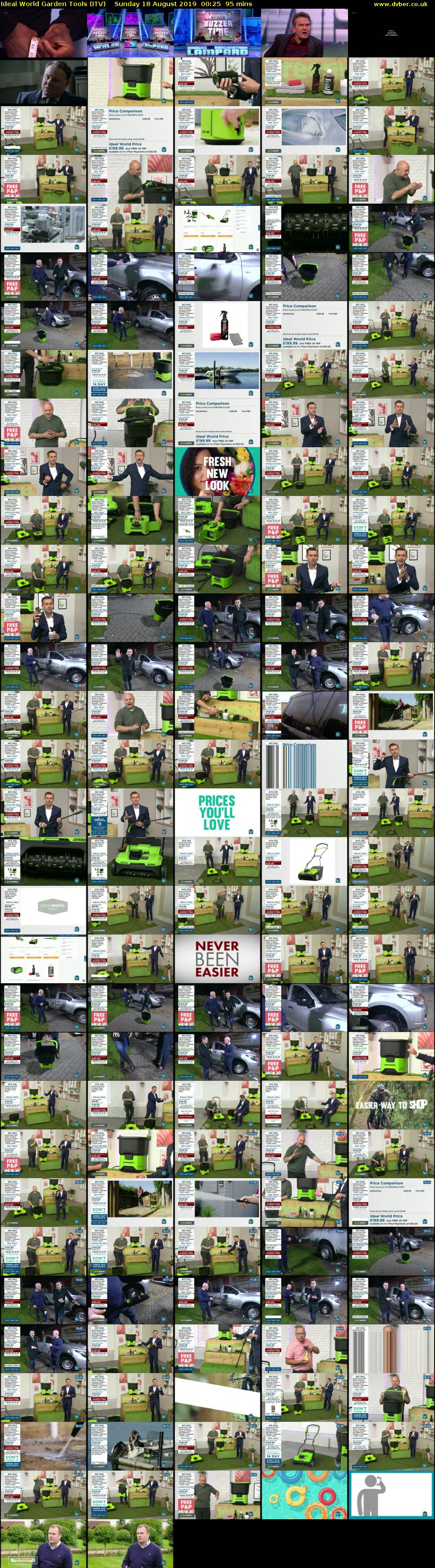 Ideal World Garden Tools (ITV) Sunday 18 August 2019 00:25 - 02:00