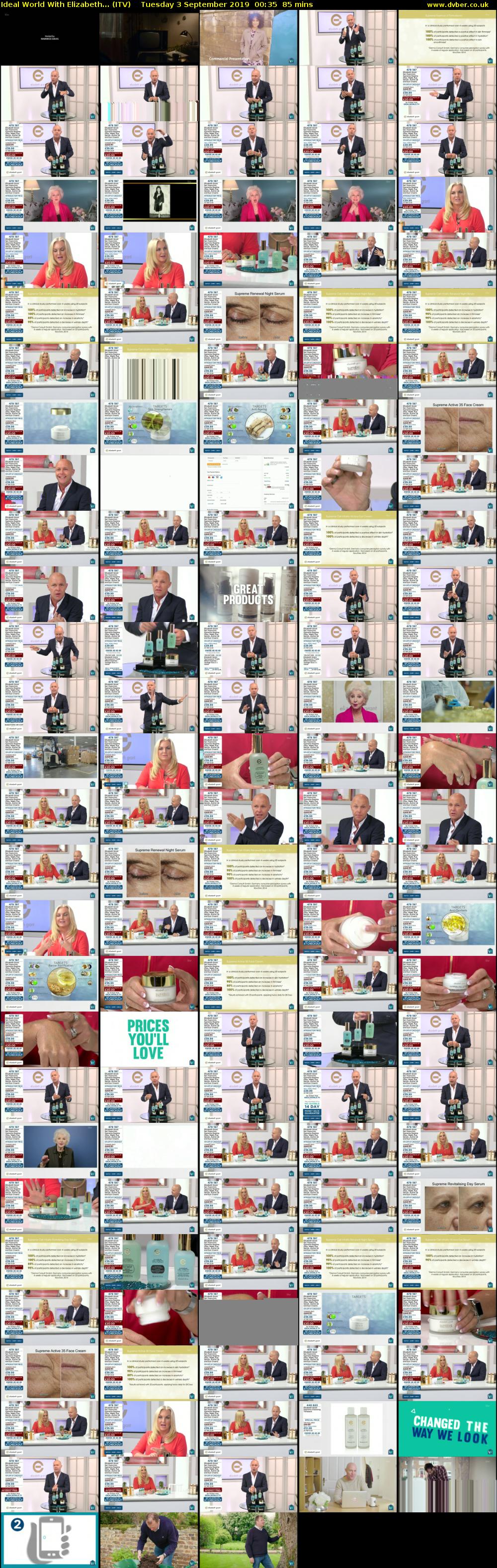 Ideal World With Elizabeth... (ITV) Tuesday 3 September 2019 00:35 - 02:00