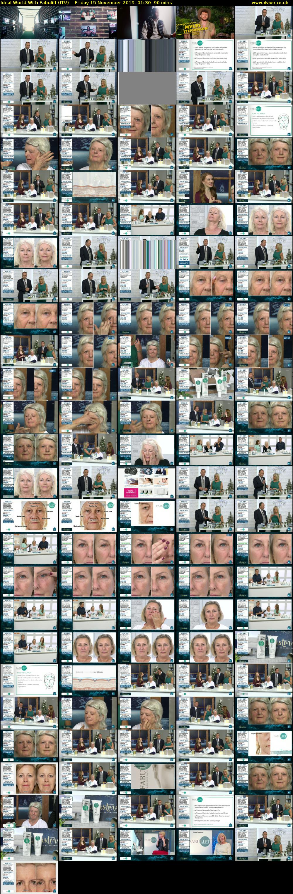 Ideal World With Fabulift (ITV) Friday 15 November 2019 01:30 - 03:00