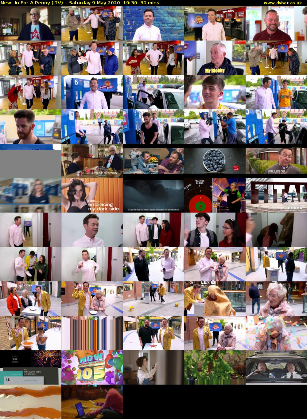 In For A Penny (ITV) Saturday 9 May 2020 19:30 - 20:00