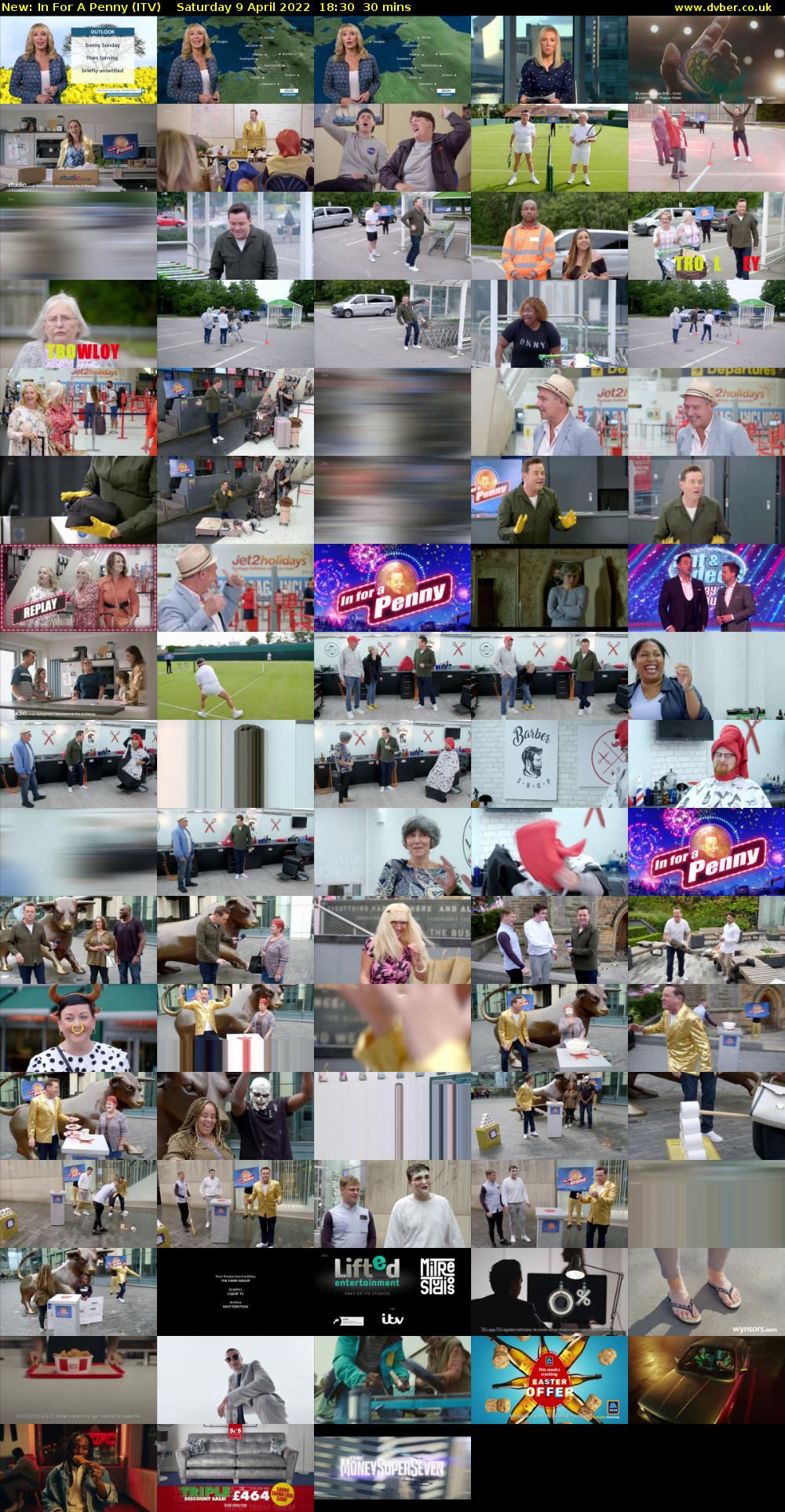In For A Penny (ITV) Saturday 9 April 2022 18:30 - 19:00