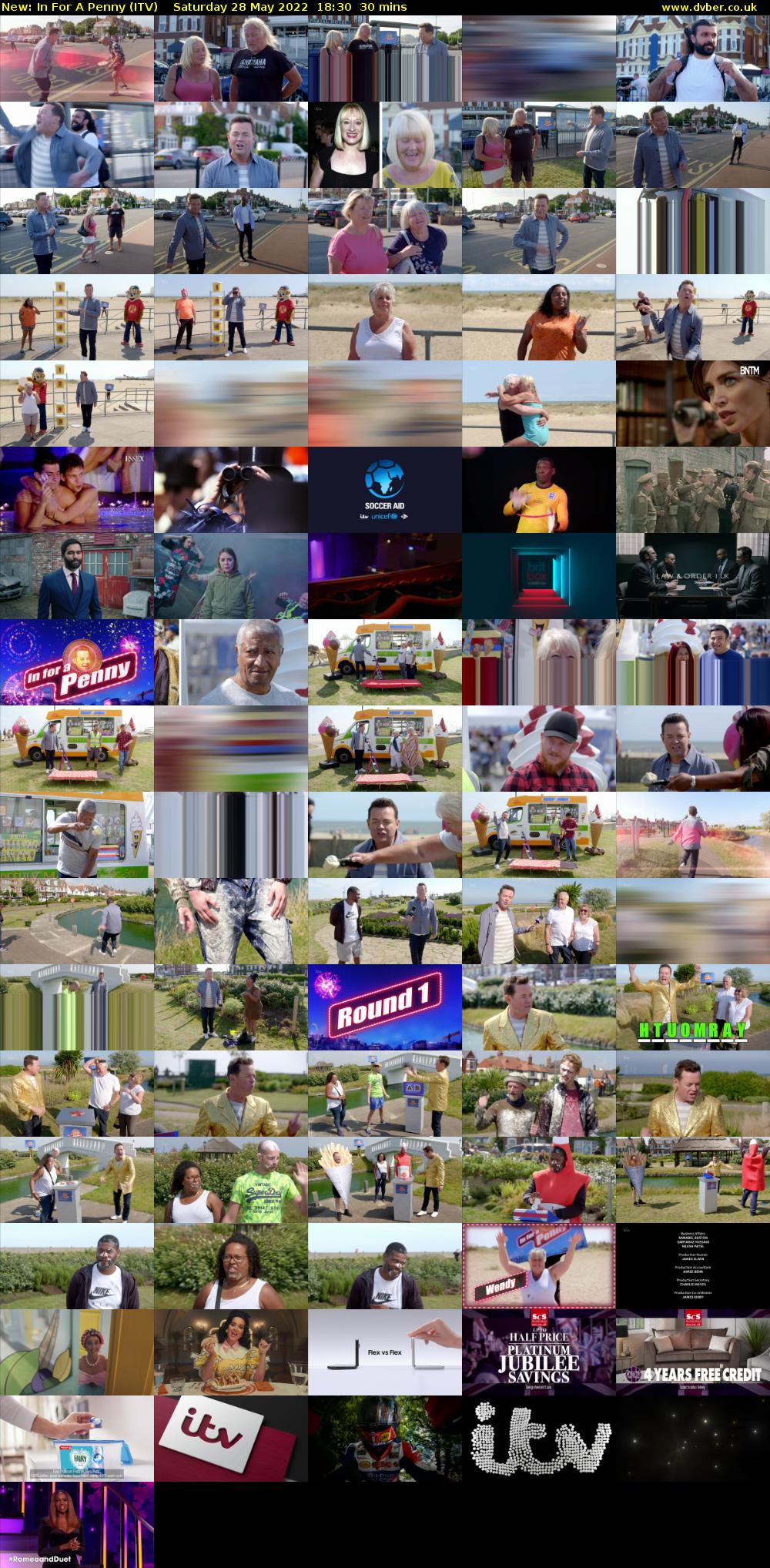 In For A Penny (ITV) Saturday 28 May 2022 18:30 - 19:00