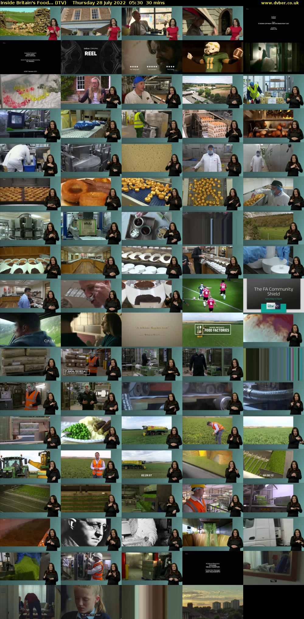 Inside Britain's Food... (ITV) Thursday 28 July 2022 05:30 - 06:00