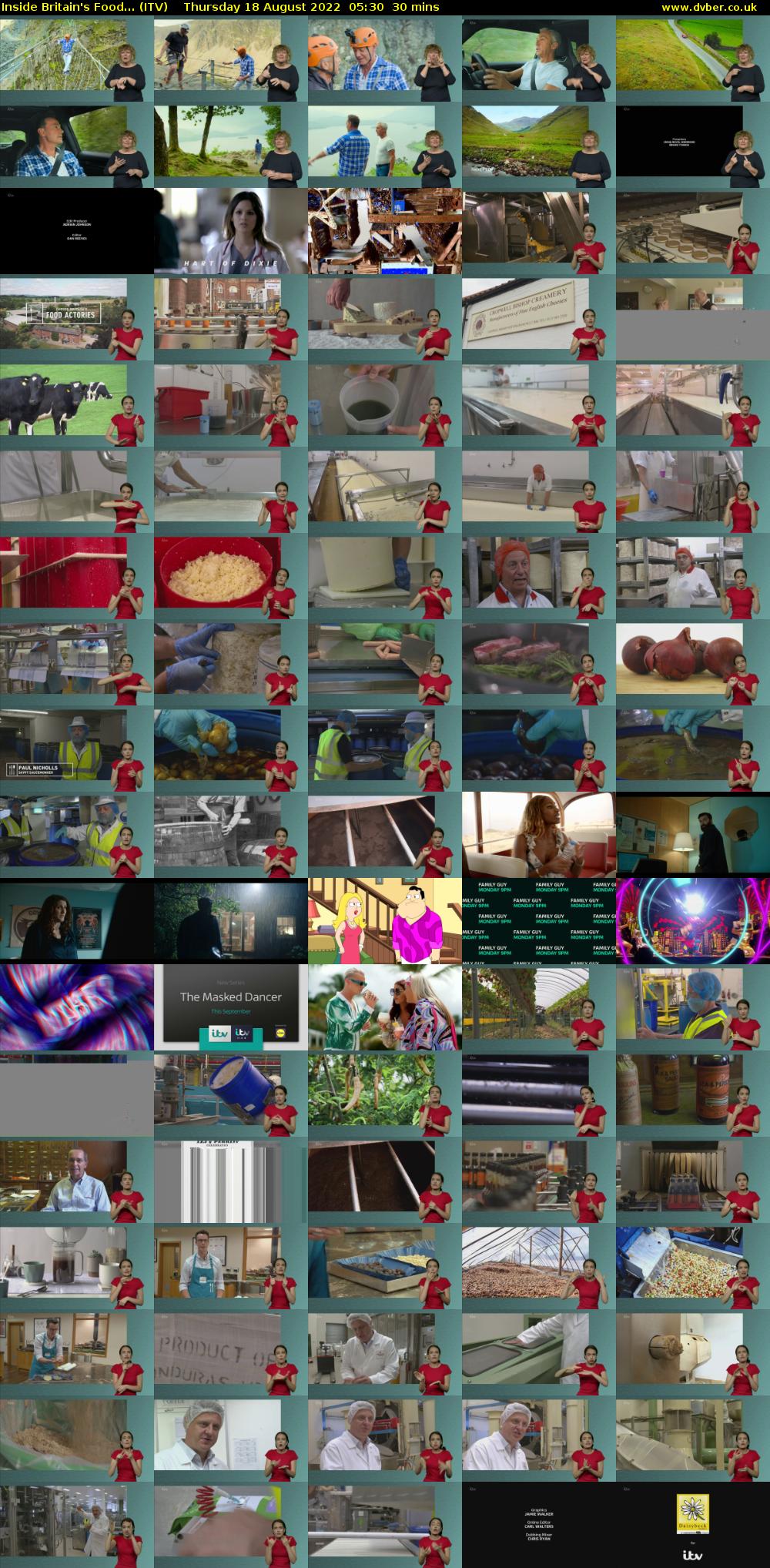 Inside Britain's Food... (ITV) Thursday 18 August 2022 05:30 - 06:00