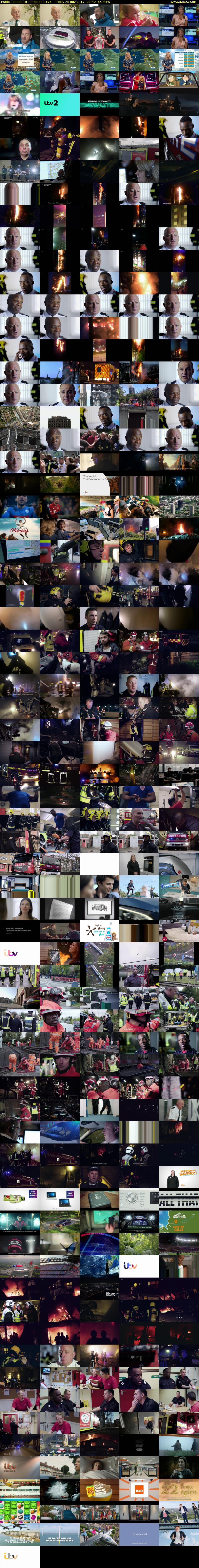Inside London Fire Brigade (ITV) Friday 28 July 2017 22:40 - 23:45