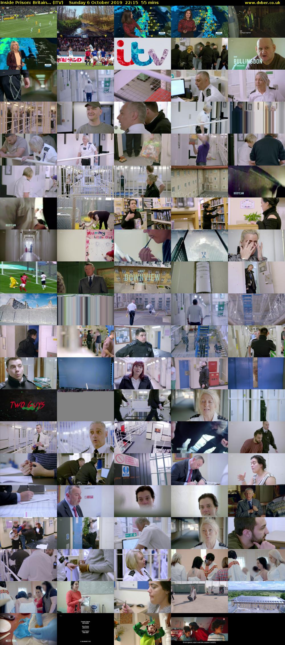 Inside Prison: Britain... (ITV) Sunday 6 October 2019 22:15 - 23:10