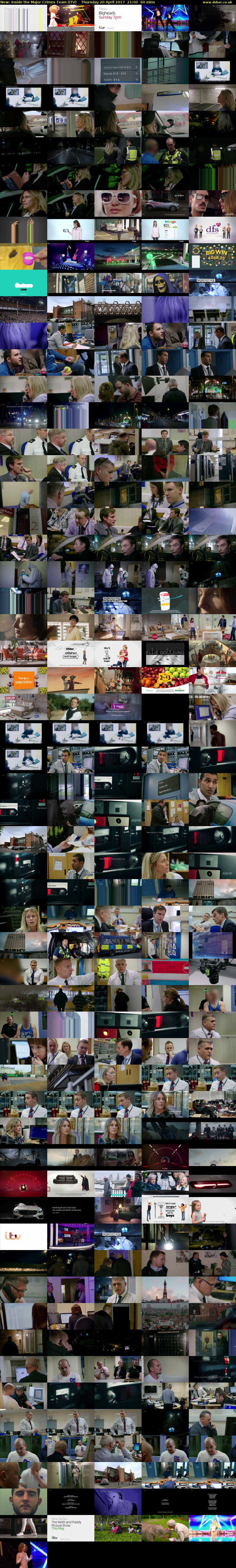 Inside the Major Crimes Team (ITV) Thursday 20 April 2017 21:00 - 22:00