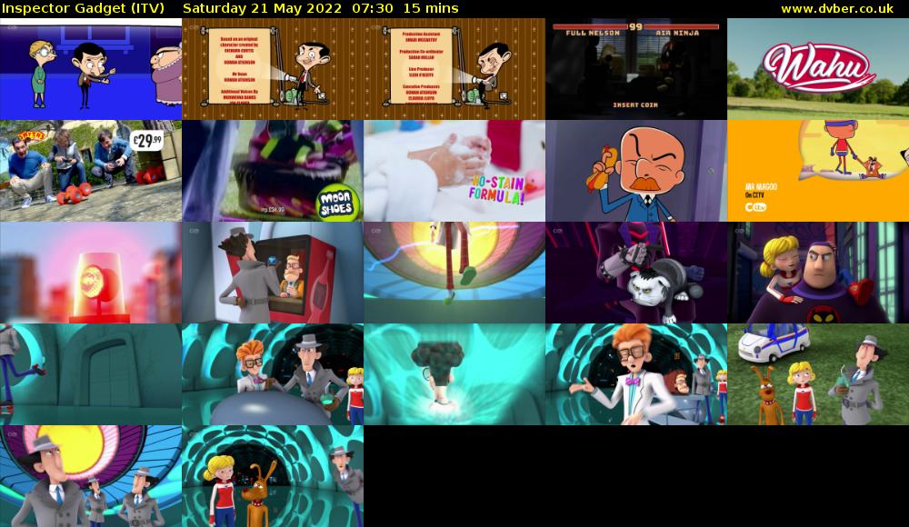Inspector Gadget (ITV) Saturday 21 May 2022 07:30 - 07:45