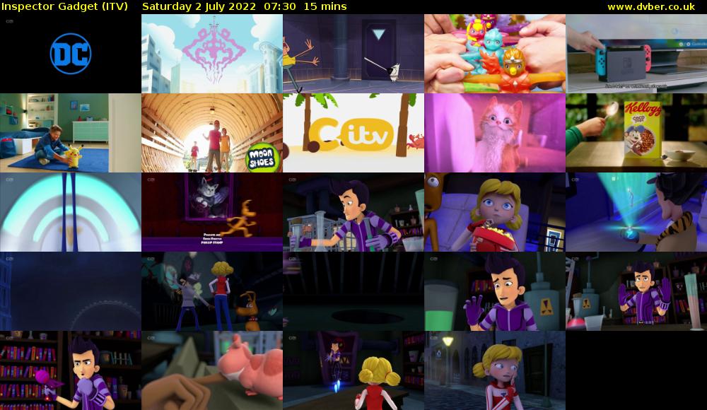 Inspector Gadget (ITV) Saturday 2 July 2022 07:30 - 07:45