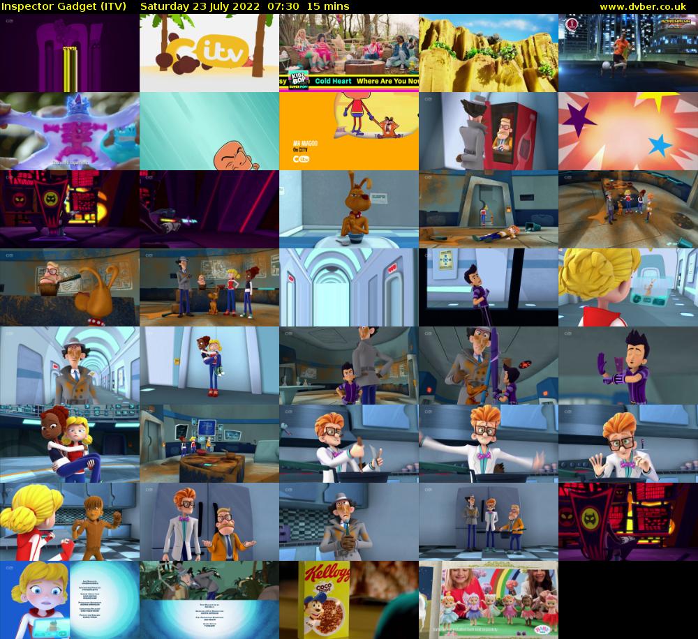 Inspector Gadget (ITV) Saturday 23 July 2022 07:30 - 07:45