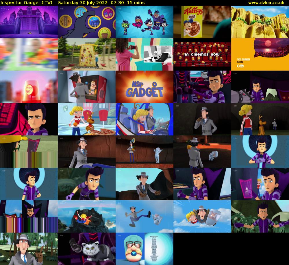 Inspector Gadget (ITV) Saturday 30 July 2022 07:30 - 07:45