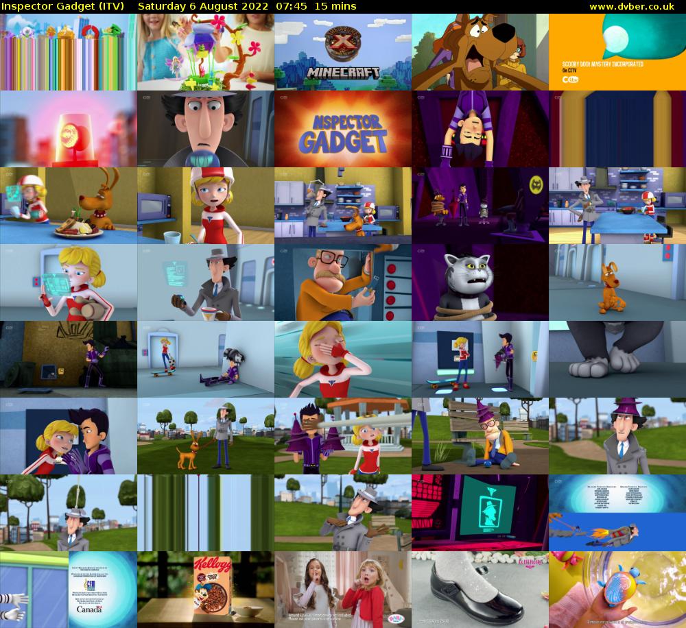 Inspector Gadget (ITV) Saturday 6 August 2022 07:45 - 08:00