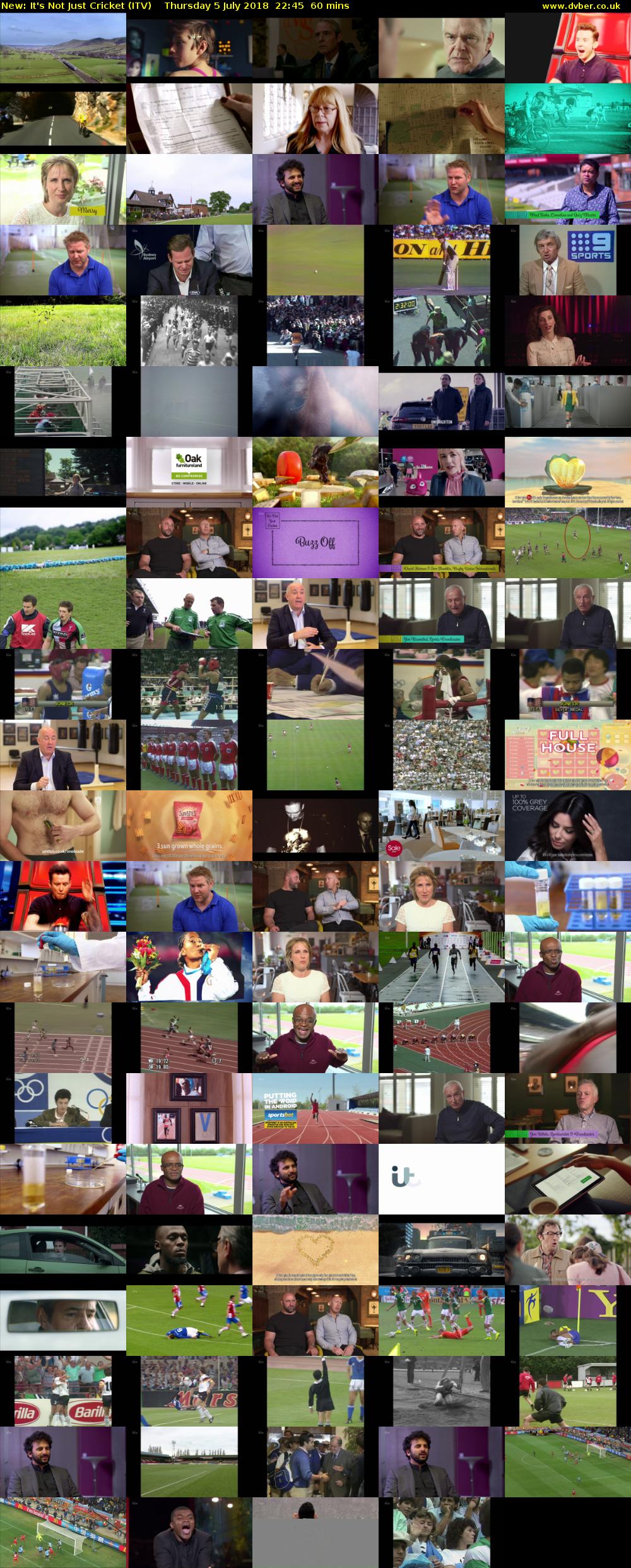 It's Not Just Cricket (ITV) Thursday 5 July 2018 22:45 - 23:45