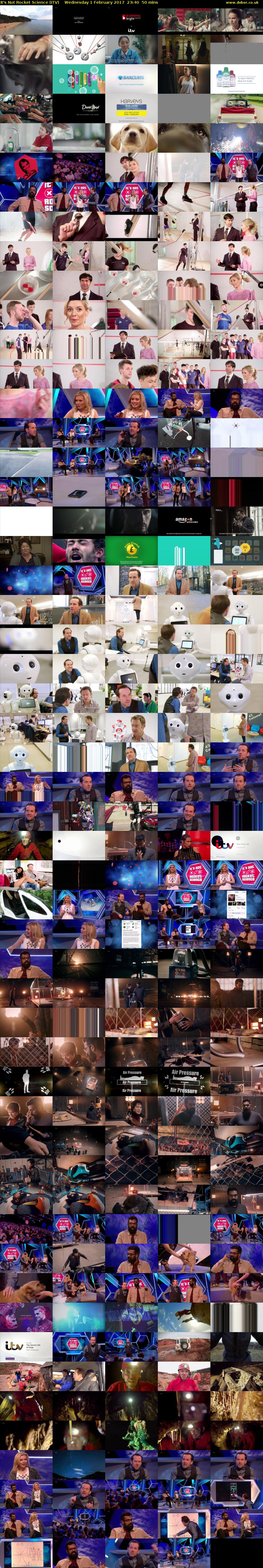 It's Not Rocket Science (ITV) Wednesday 1 February 2017 23:40 - 00:30